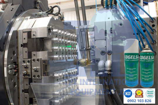 Bình Xịt Silicon Chống Dính NSF Cho Ngành Nhựa – Thực Phẩm – Dược Phẩm (Silicon Spray – COGELSA )