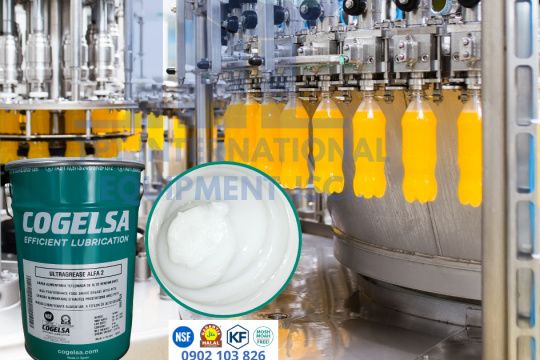 Mỡ Bôi Trơn Máy Đóng Chai Đạt Chuẩn NSF H1 – Chứa PTFE, Chịu Tải Cao