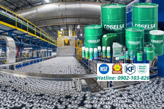 Dầu bôi trơn NSF trong sản xuất tạo hình lon kim loại F&B